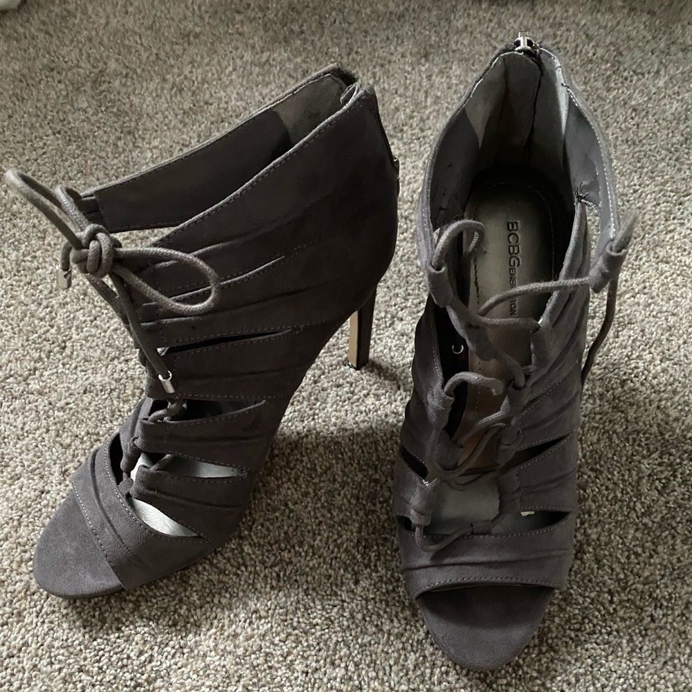 Dark gray heels